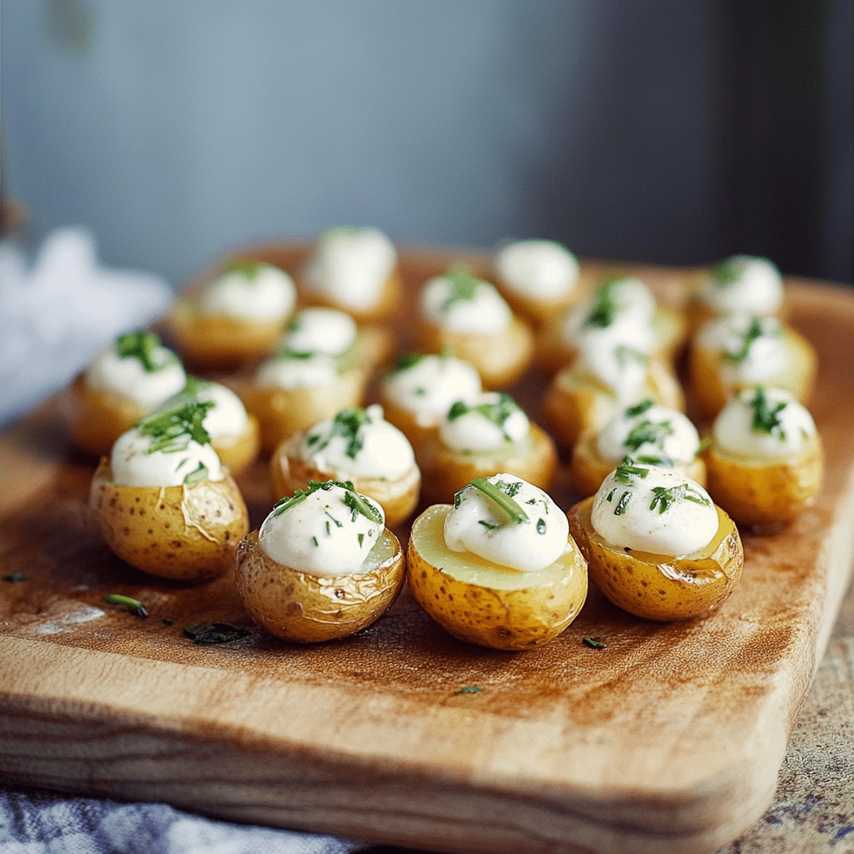 Crispy Mini Baked Potatoes Recipe