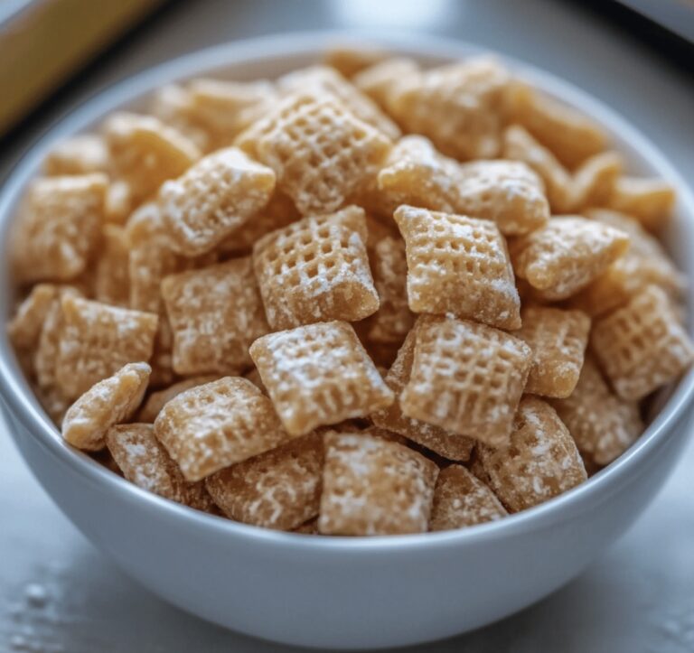 Indulgent Salted Caramel Muddy Buddies Recipe