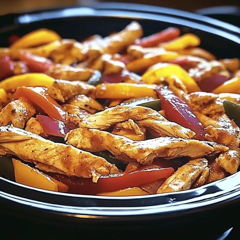 Sizzling Crockpot Chicken Fajitas Recipe