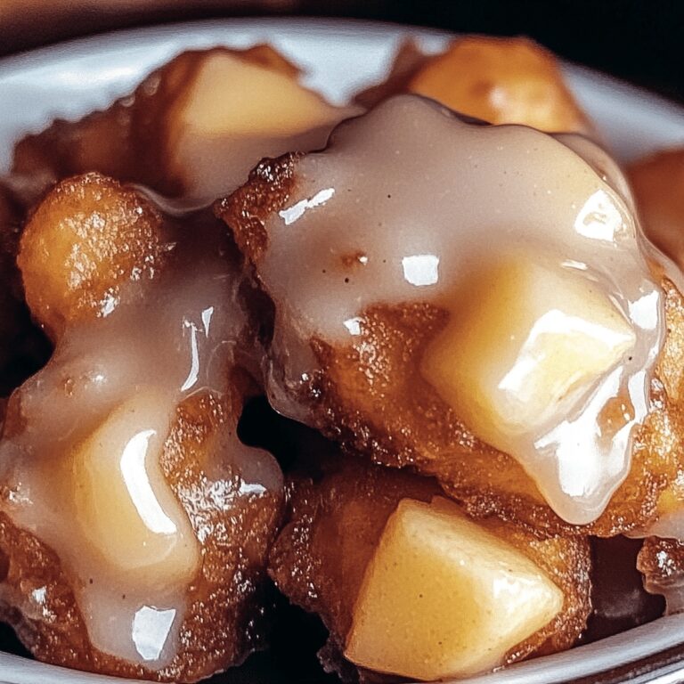 Crispy Cinnamon Apple Fritters With Vanilla Glaze Recipe