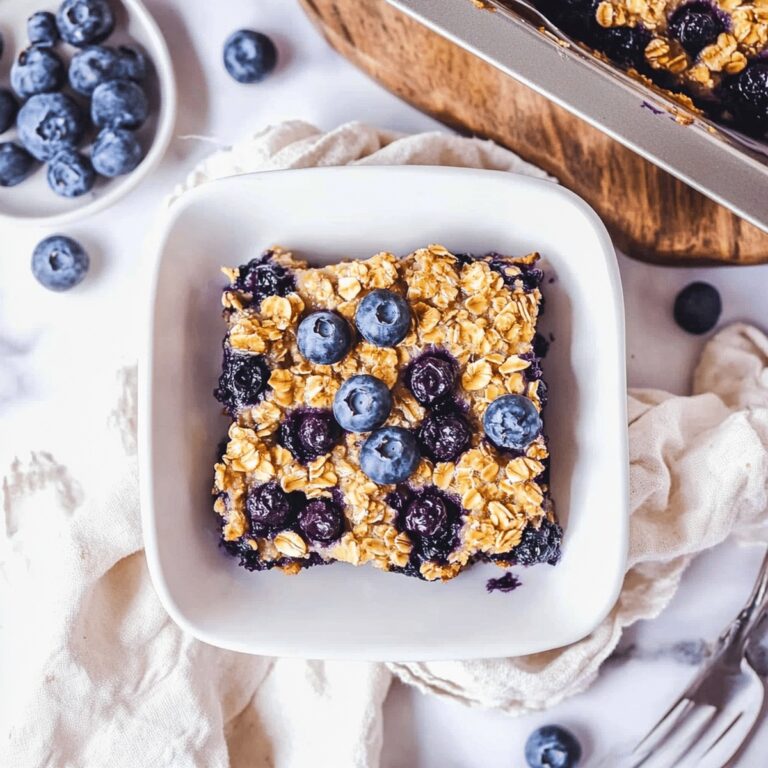 Zucchini Blueberry Baked Oatmeal Recipe