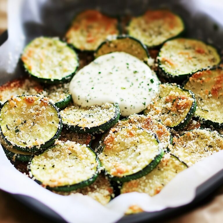 Crispy Parmesan Zucchini Chips Recipe