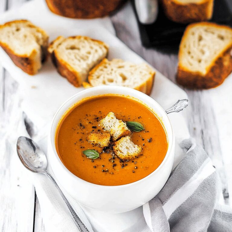 Roasted Tomato Basil Soup Recipe