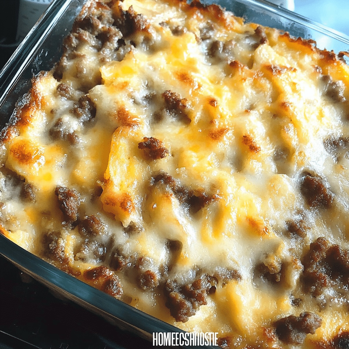 Sausage Hashbrown Breakfast Casserole Recipe