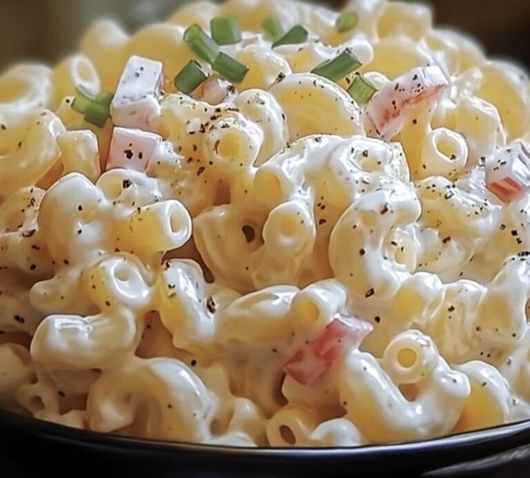 Sweet Amish Macaroni Salad Recipe
