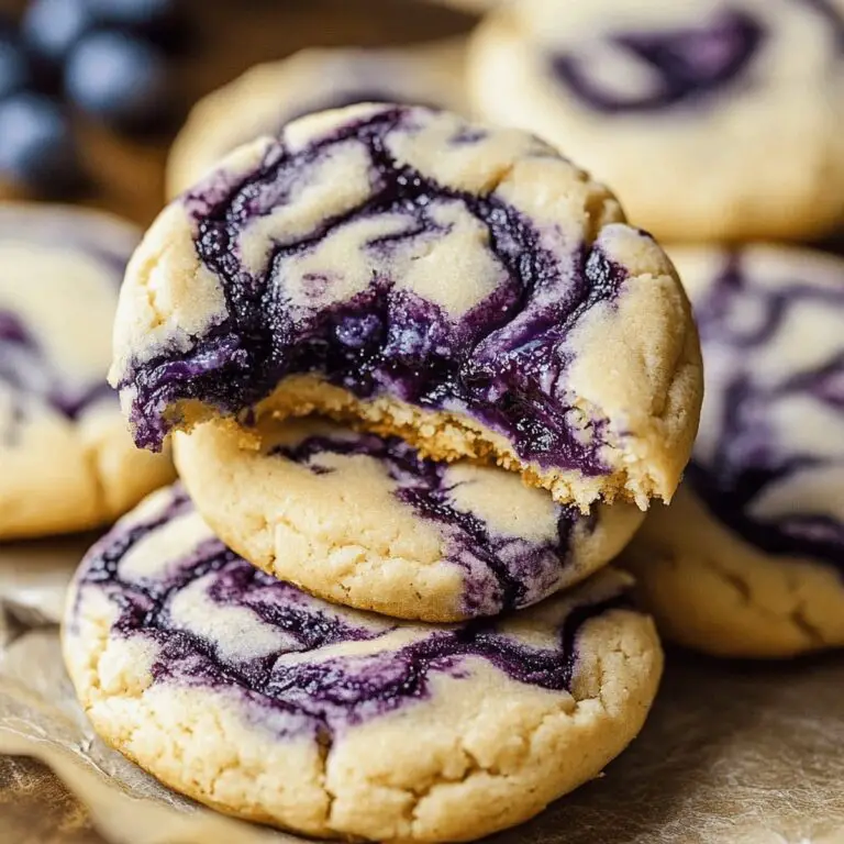Easy Blueberry Cheesecake Swirl Cookie Recipe