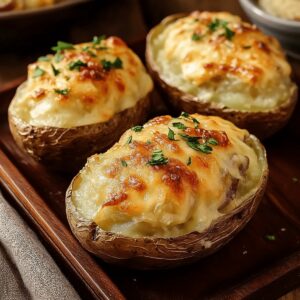 French Onion Stuffed Potatoes Recipe