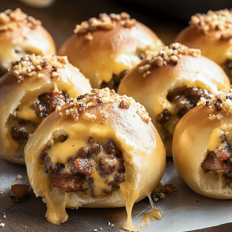 Bacon Cheeseburger Bombs Recipe