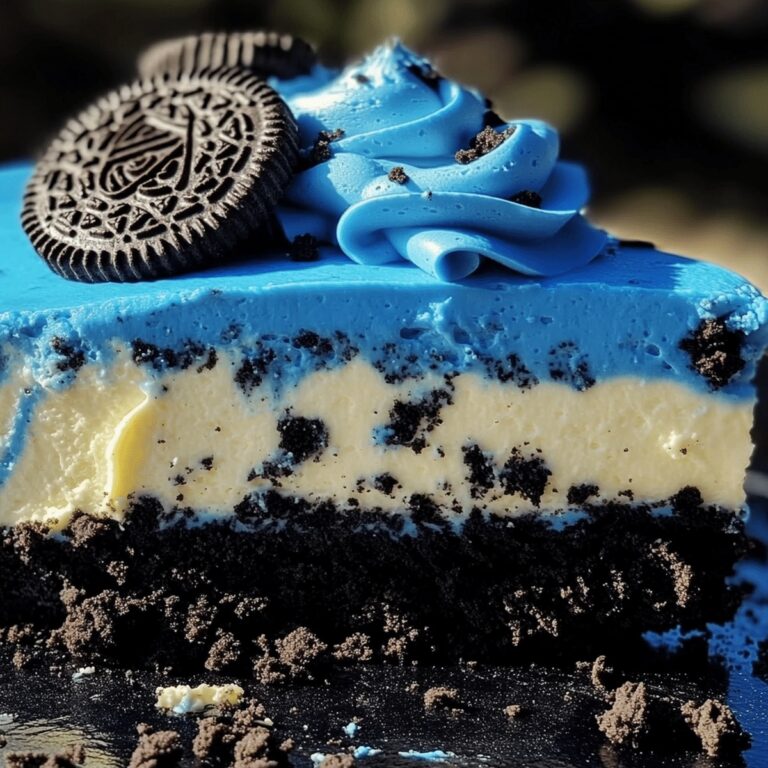 Blue Velvet Oreo Cheesecake Recipe
