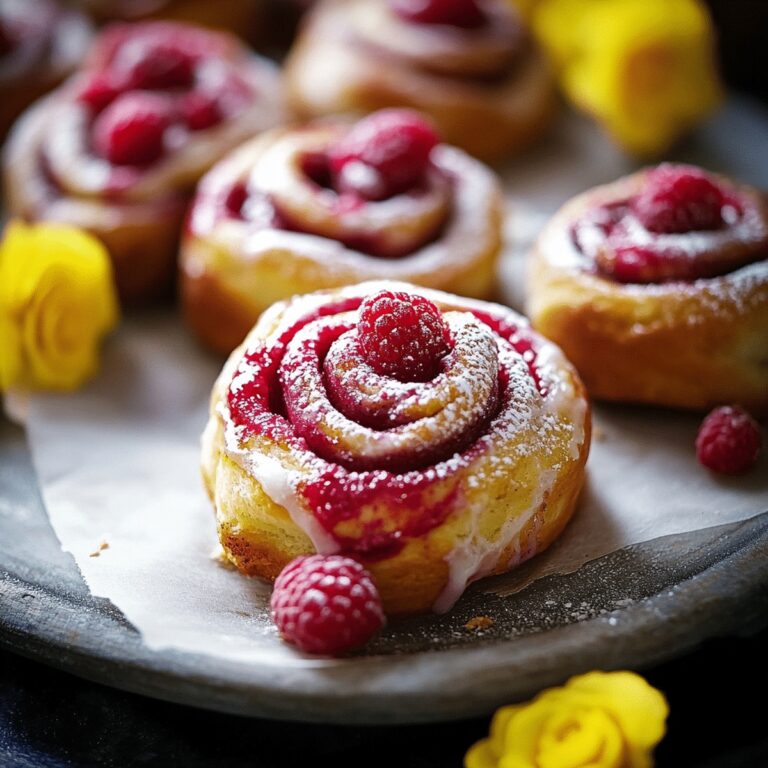 Raspberry Cinnamon Rolls Recipe