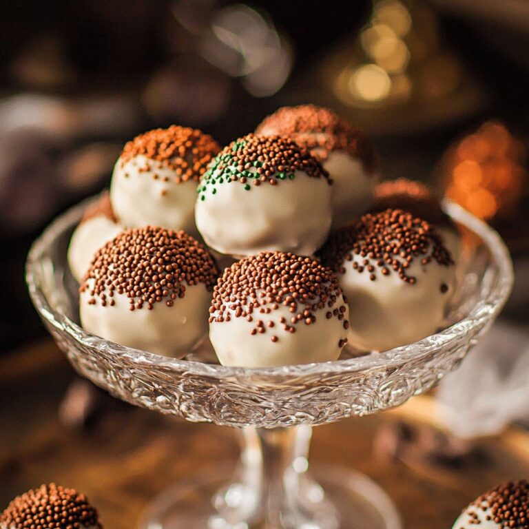 Silky Amaretto Chocolate Truffles Recipe