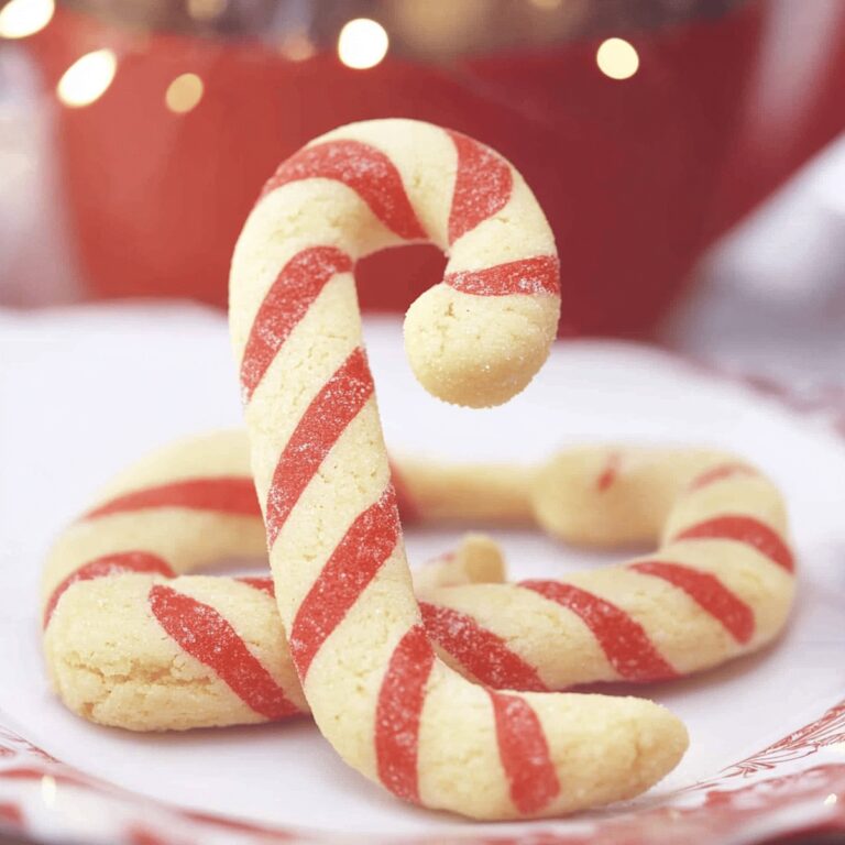 Festive Candy Cane Cookies Recipe