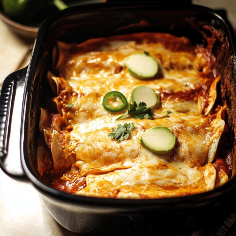 Slow Cooker Chicken Enchiladas Recipe