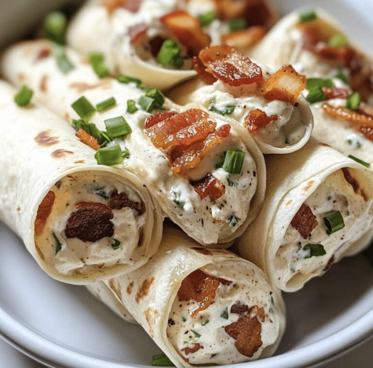 Chicken Bacon Ranch Roll-Ups Recipe
