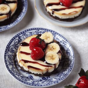 Dreamy Banana Split Cheesecakes Recipe