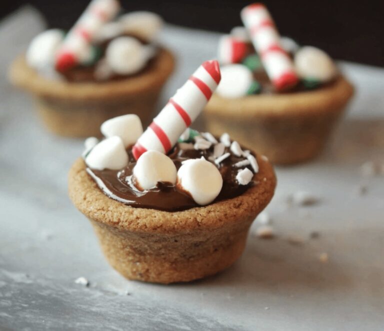 Cozy Hot Chocolate Cookie Cups Recipe