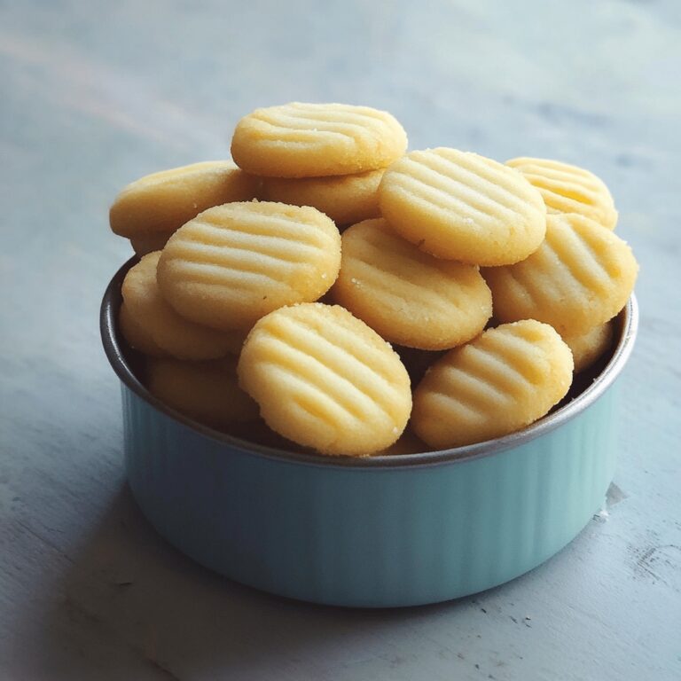 Mini Butter Cookies Recipe