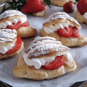 Dreamy Strawberry Cream Puffs Recipe