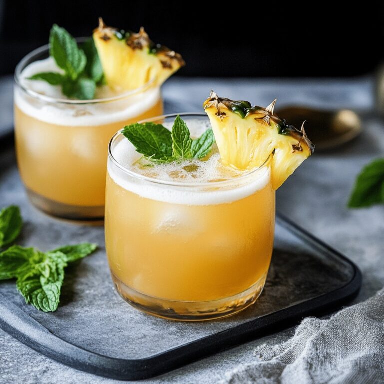 Smooth Bourbon Pineapple Smash Recipe