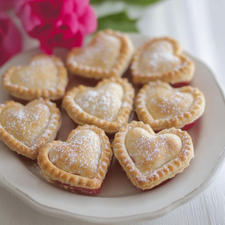 Sweet Strawberry Pie Hearts Recipe
