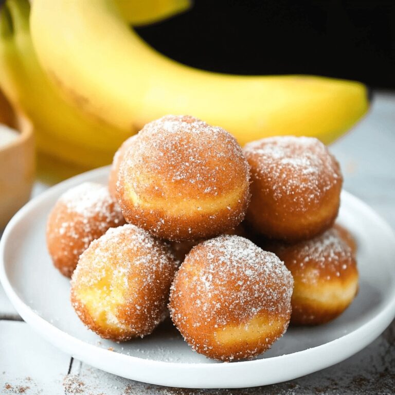 Fluffy Banana Donut Holes Recipe