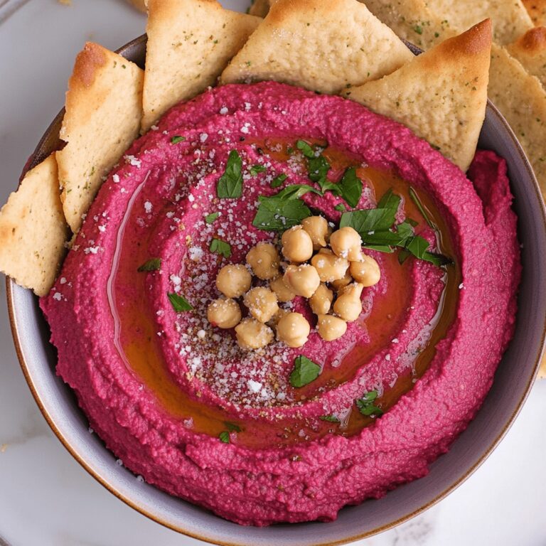 Vibrant Pink Beet Hummus Recipe