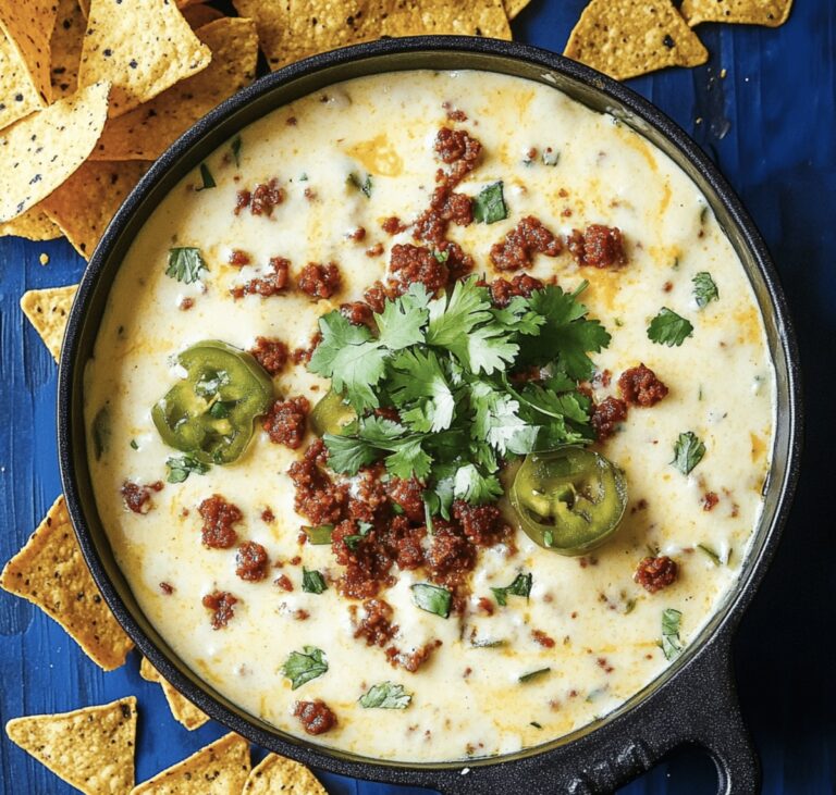 Spicy Chorizo Queso Dip Recipe