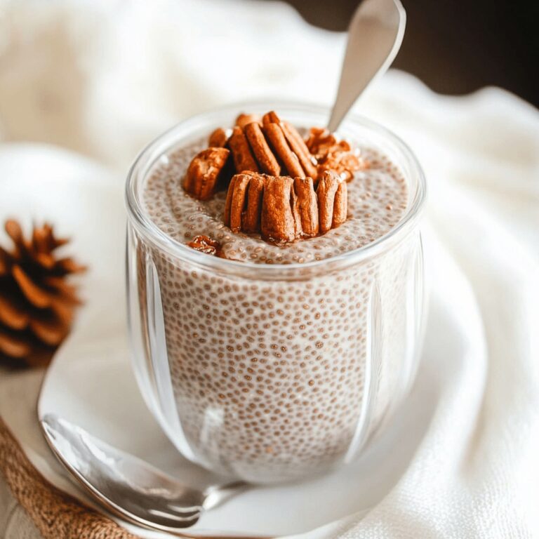 Festive Vegan Nog Chia Pudding Recipe