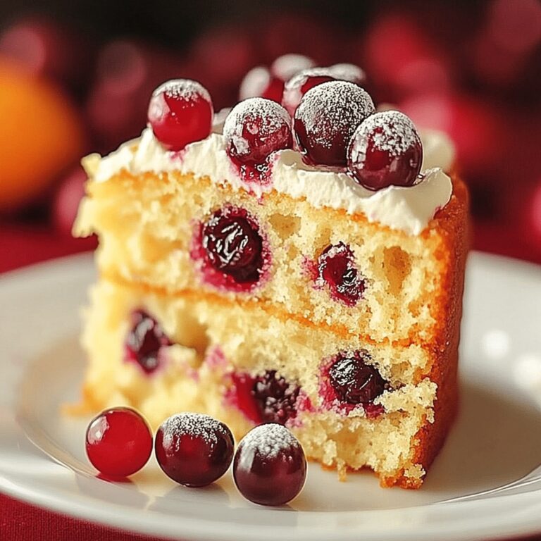 Cranberry Orange Cake Recipe