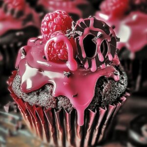 Luscious Chocolate Raspberry Cupcakes Recipe