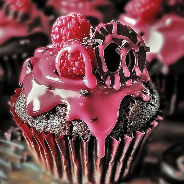 Luscious Chocolate Raspberry Cupcakes Recipe