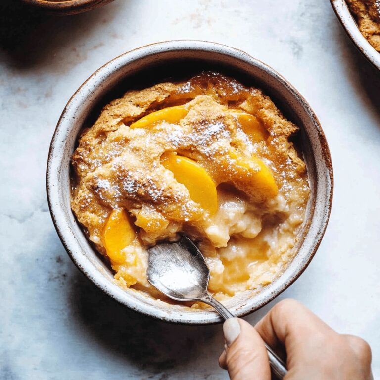 Warm Peach Cobbler Recipe