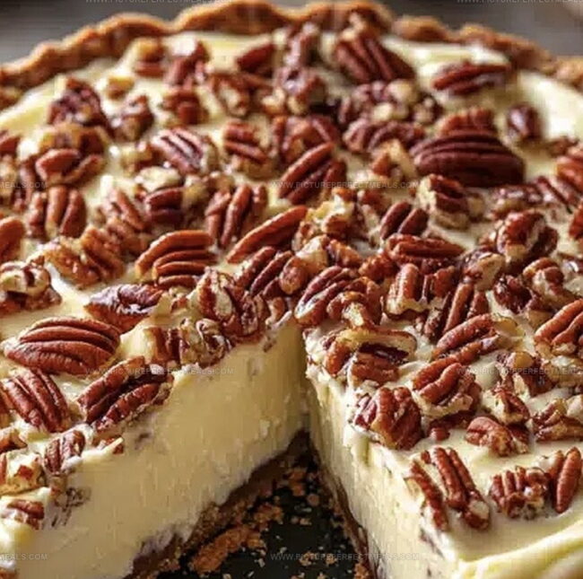 How to Build Pecan Cheesecake Pie Layers