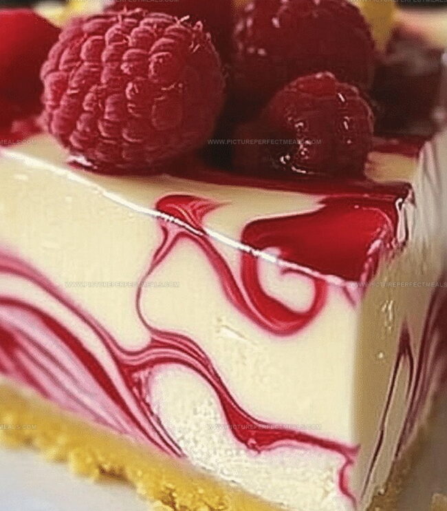 Instructions for Baking Lemon Raspberry Cheesecake