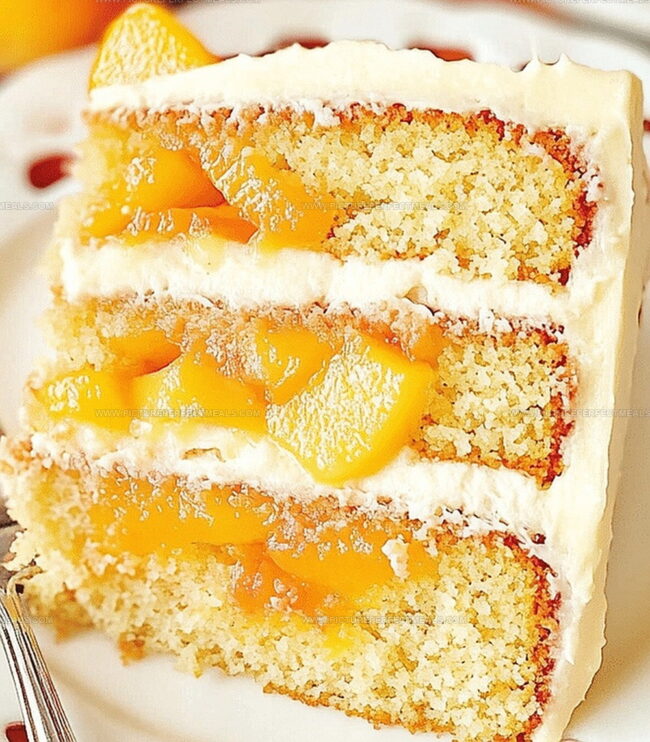 How to Bake Brown Sugar Cake With Juicy Peach Layers