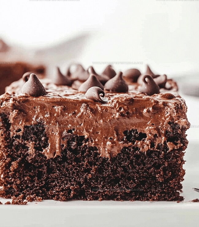 How to Prepare Chocolate Poke Cake Layers