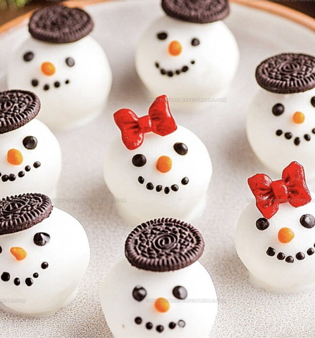 Bringing Snowman Oreo Balls to Life: Step-by-Step