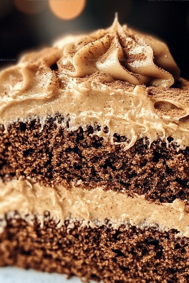 Gingerbread Cake with Cinnamon Molasses Frosting That Tastes Like the Holidays