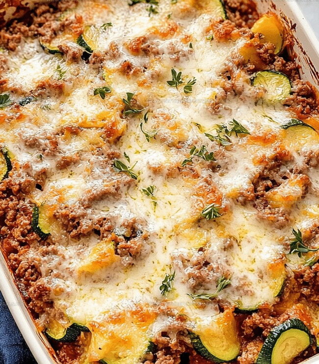 How to Prepare Zucchini Ground Beef Casserole