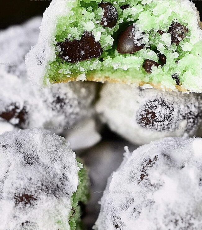 How to Make Chocolate Chip Mint Snowballs
