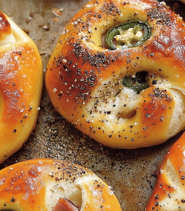 Baking Instructions for Jalapeño Stuffed Pretzels