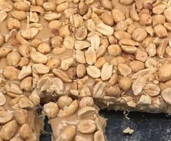 Assembling Homemade Payday Candy Bars