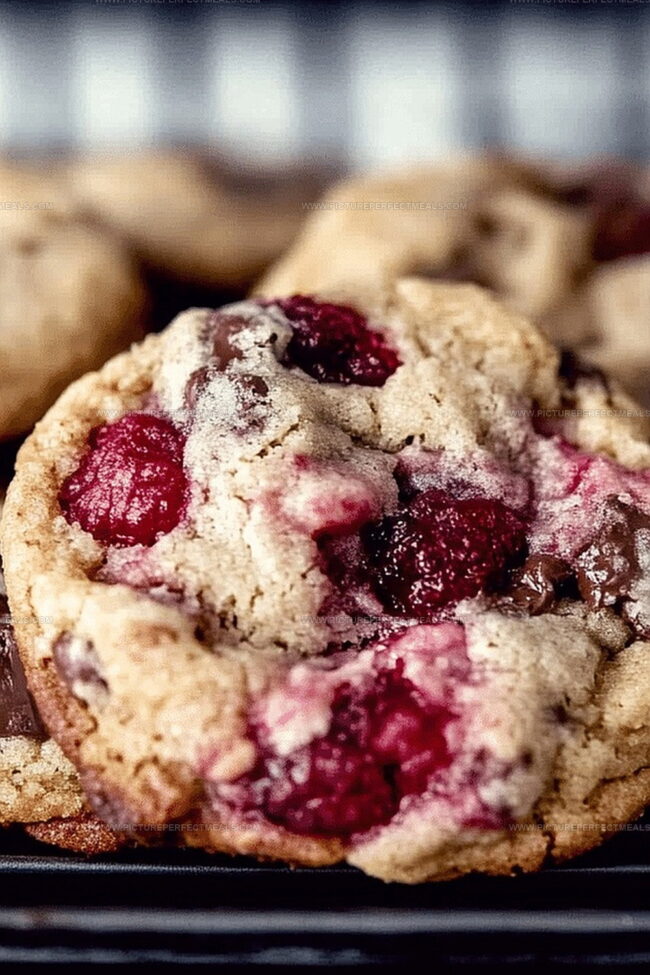 Why Raspberry Chocolate Chunk Cookies Feel Fancy