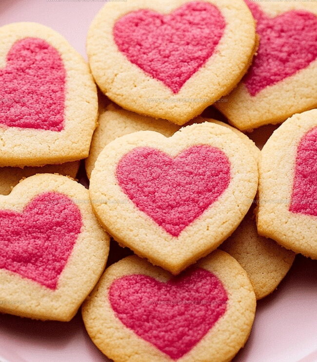 Make Slice and Bake Heart Cookies